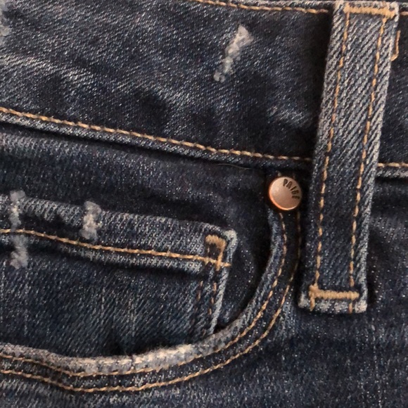 PAIGE Hoxton Ankle Peg High Rise Released Fray Hem Jeans Sz 24 - Picture 6 of 10